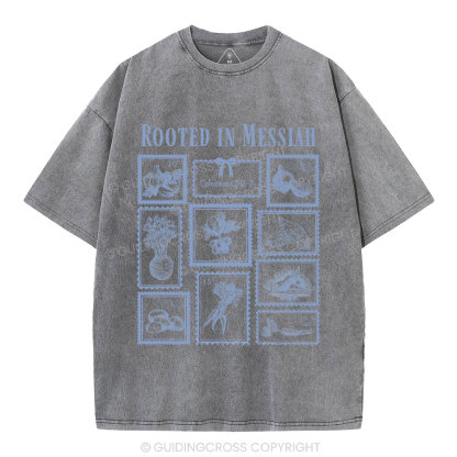 Root In Messiah Christian Washed T-Shirt