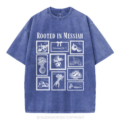 Root In Messiah Christian Washed T-Shirt