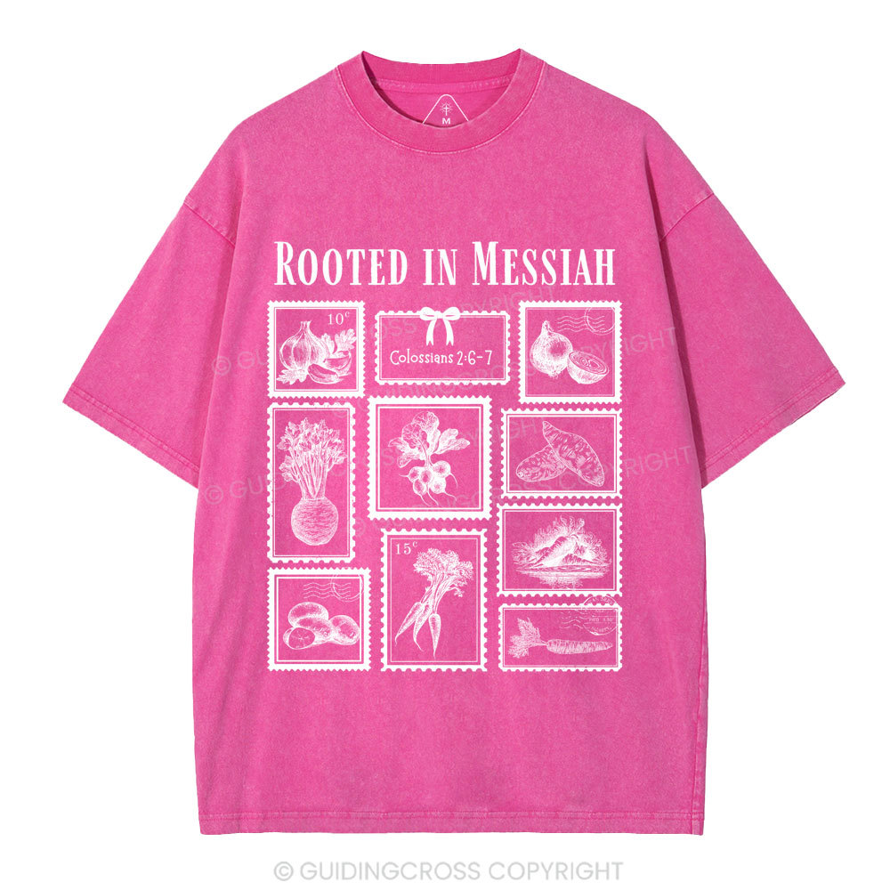 Root In Messiah Christian Washed T-Shirt
