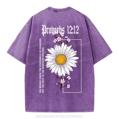 Root Of The Righteous Endures Christian Washed T-Shirt
