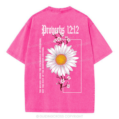 Root Of The Righteous Endures Christian Washed T-Shirt