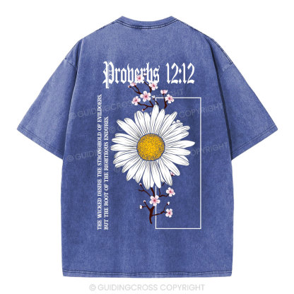 Root Of The Righteous Endures Christian Washed T-Shirt
