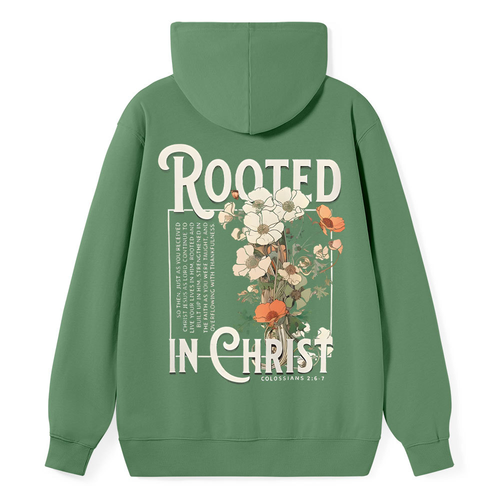 Rooted In Christ Christian Classic Hoodie