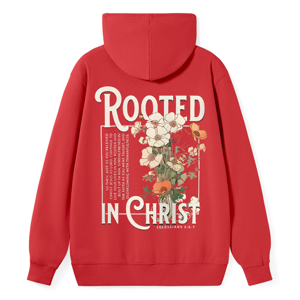 Rooted In Christ Christian Classic Hoodie