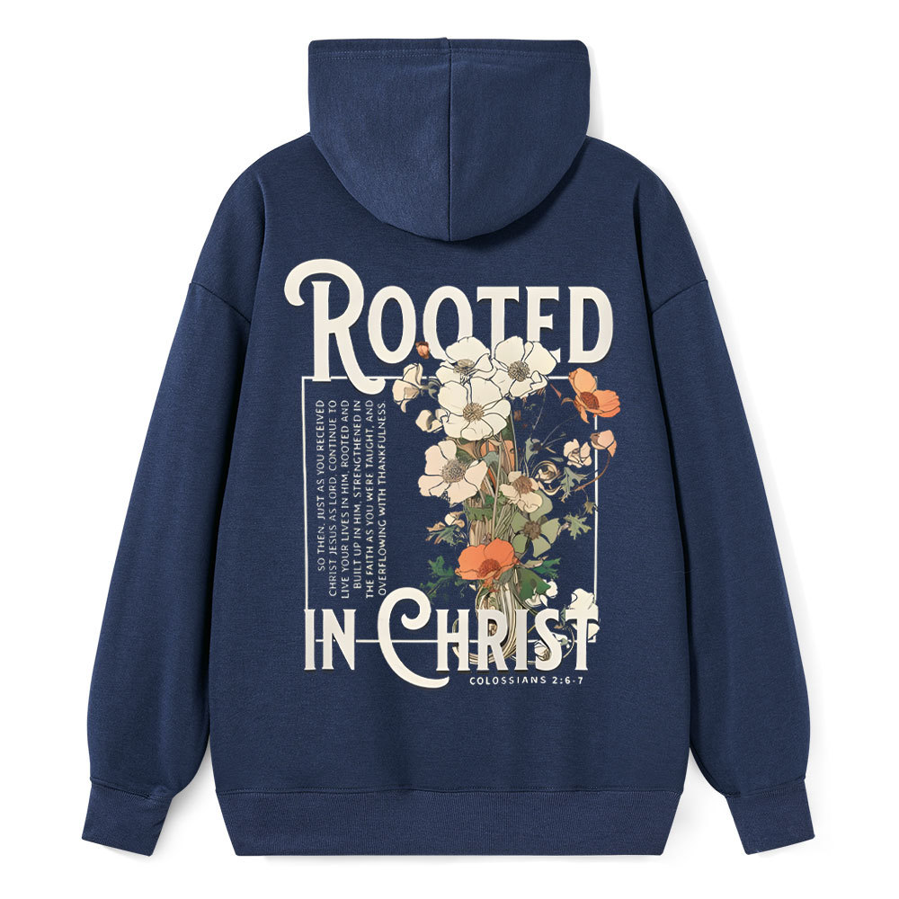 Rooted In Christ Christian Classic Hoodie