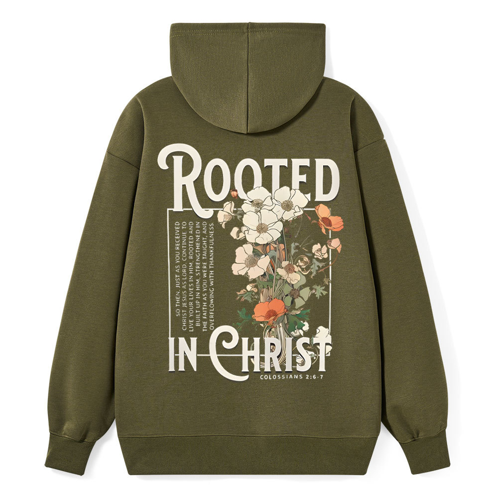 Rooted In Christ Christian Classic Hoodie