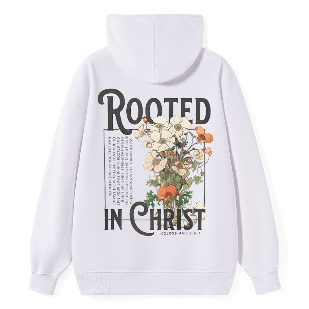 Rooted In Christ Christian Classic Hoodie