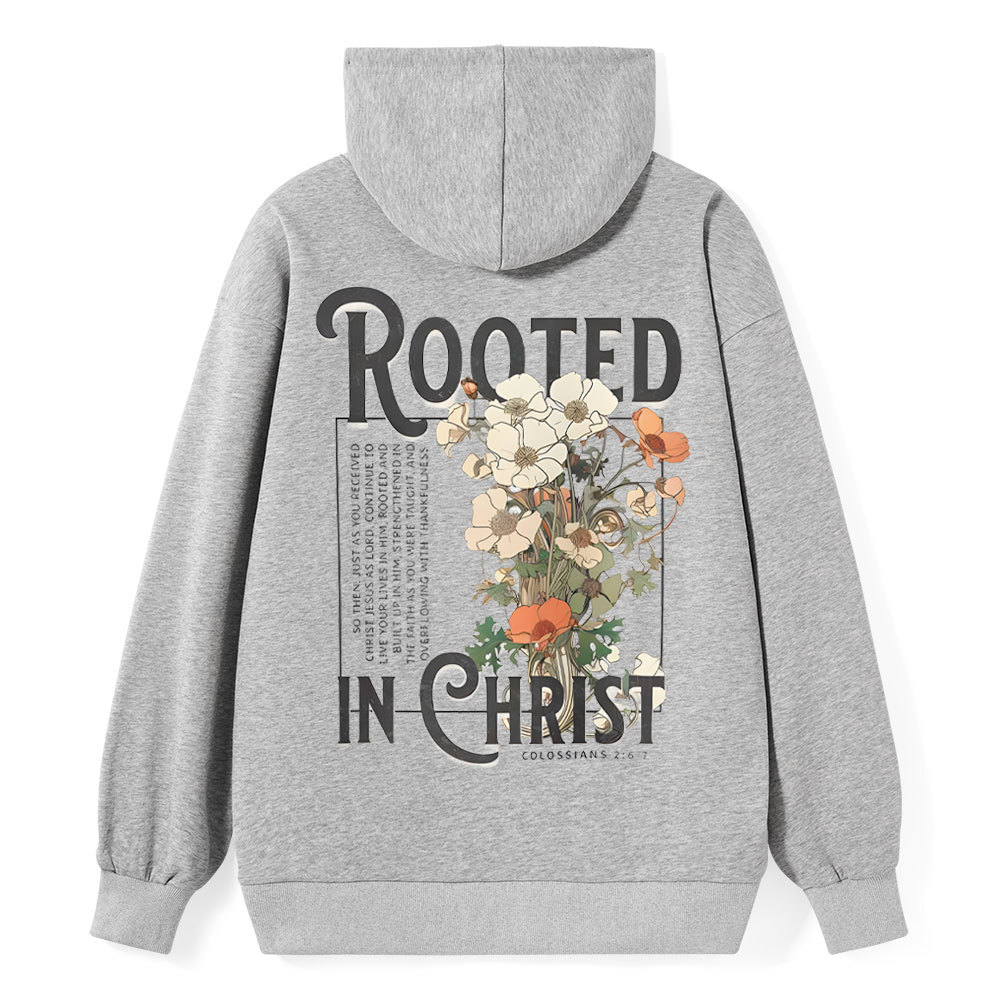 Rooted In Christ Christian Classic Hoodie