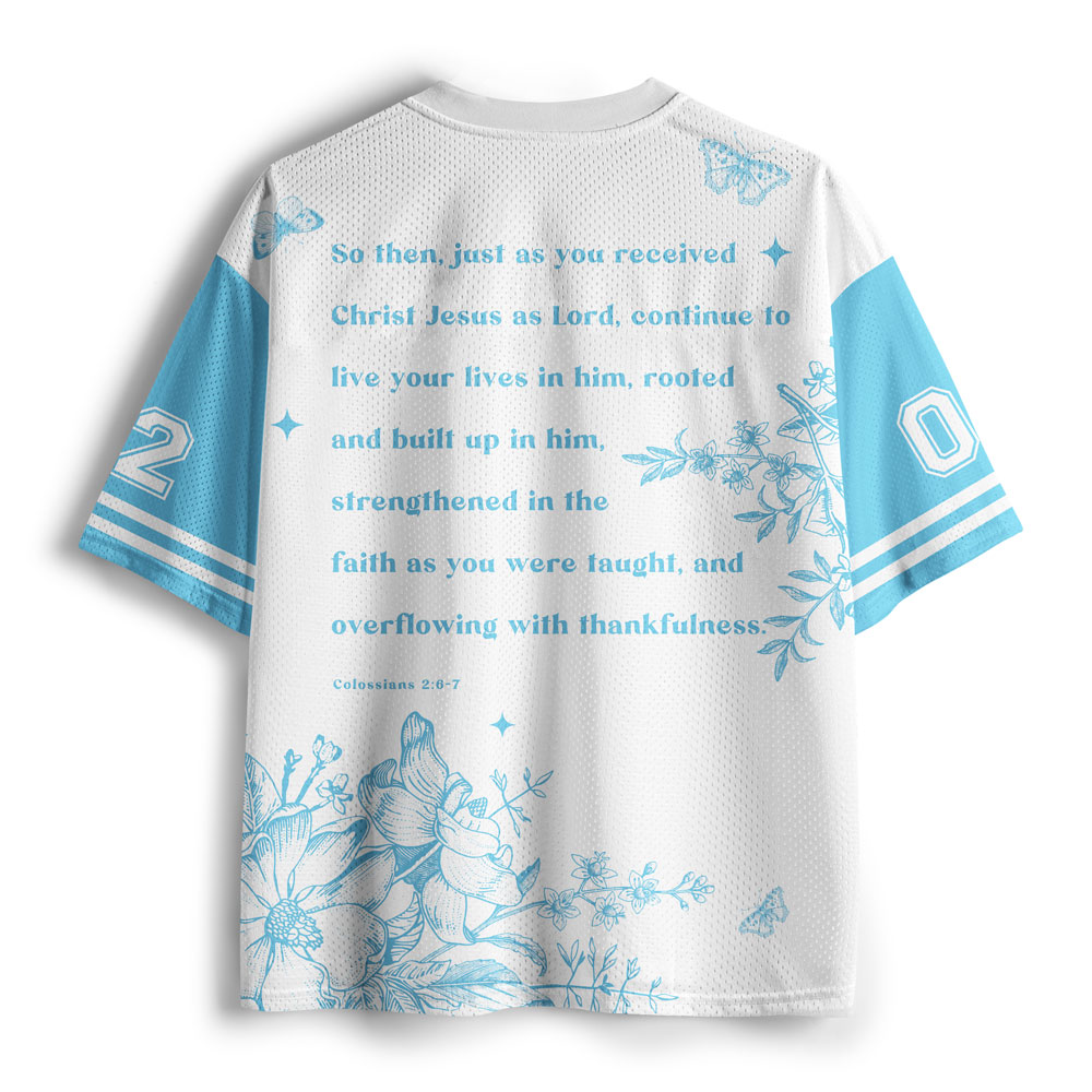Rooted In Christ Christian Mesh Jersey