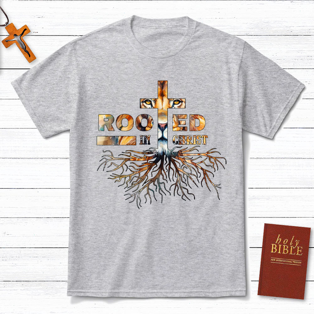 Rooted In Christ Christian T-Shirt