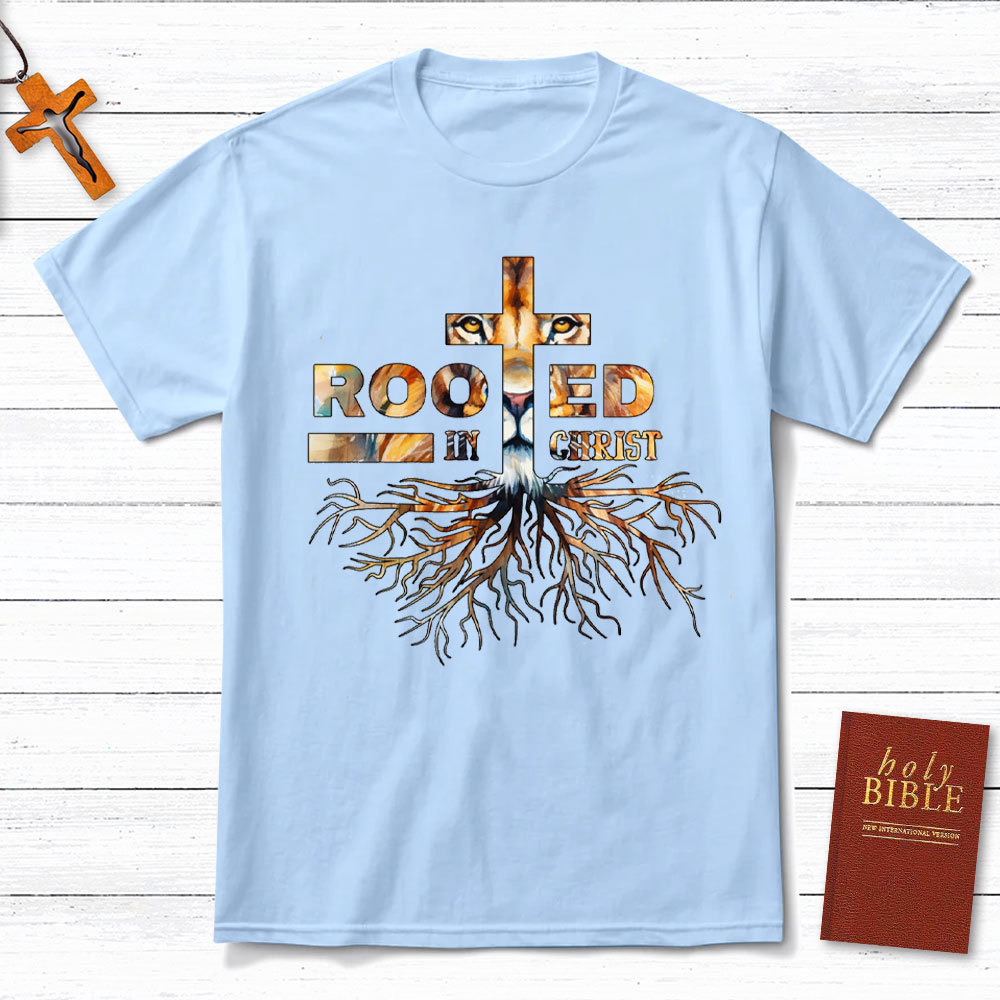 Rooted In Christ Christian T-Shirt