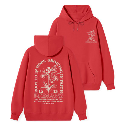 Rooted In Hope Classic Christian Hoodie