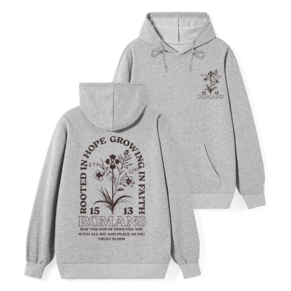 Rooted In Hope Classic Christian Hoodie