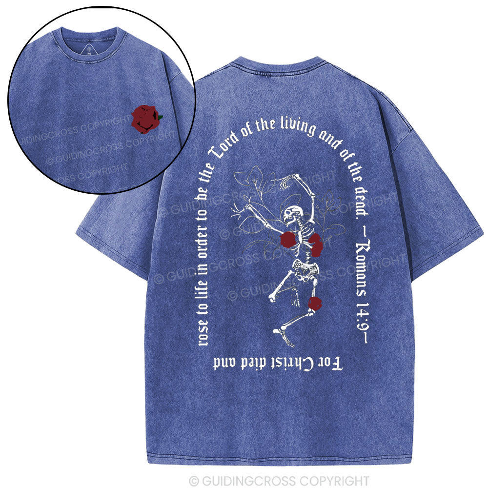 Rose To The Christian Washed T-Shirt