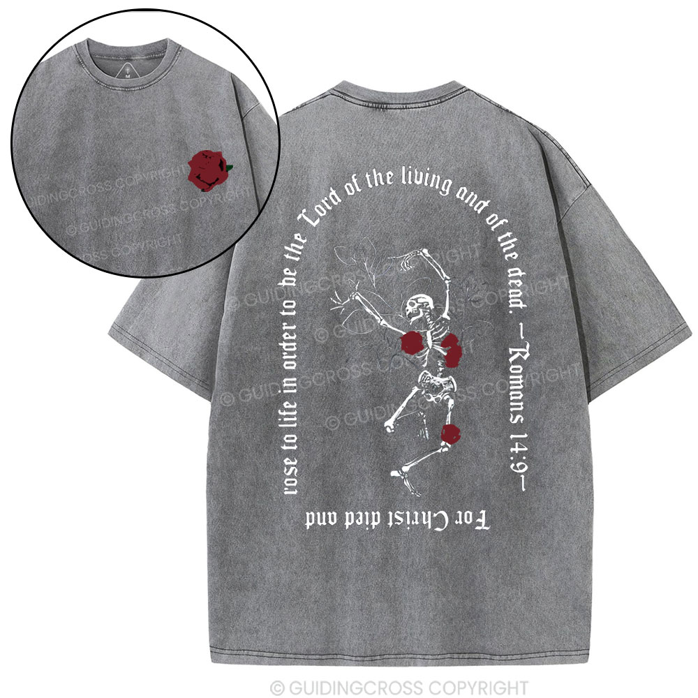 Rose To The Christian Washed T-Shirt
