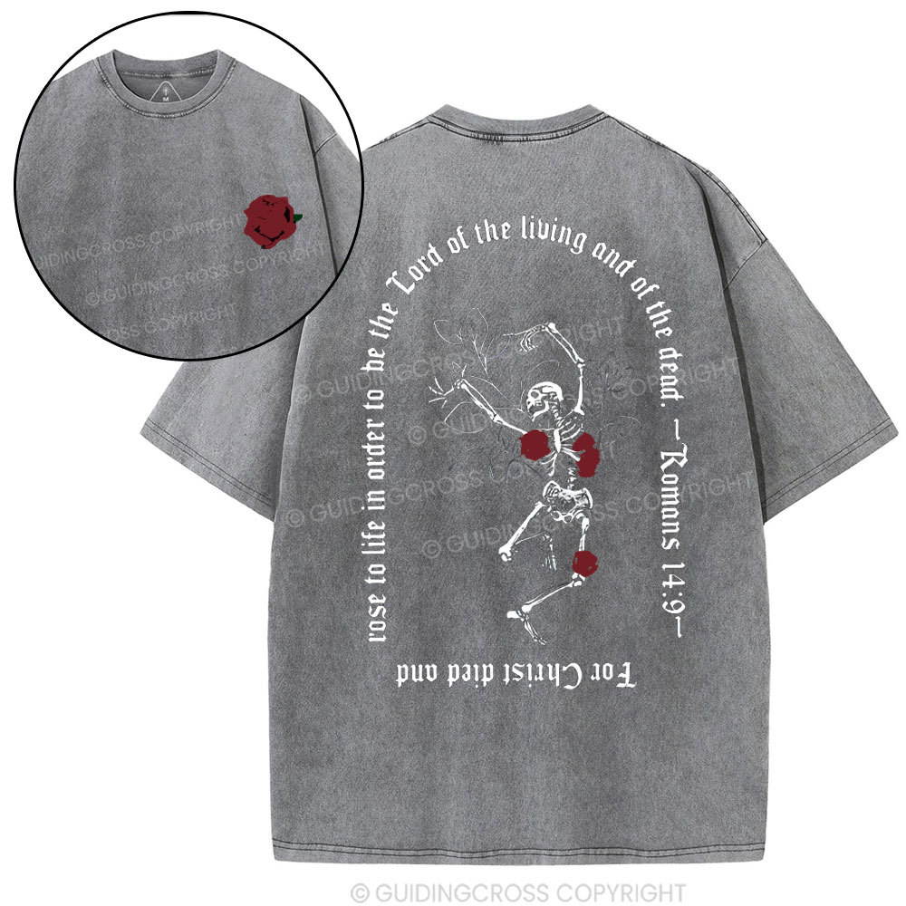Rose To The Christian Washed T-Shirt