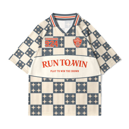 Run To Win Christian Collar Jersey