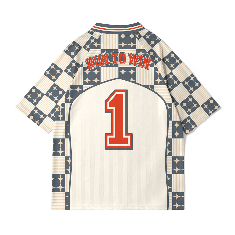 Run To Win Christian Collar Jersey