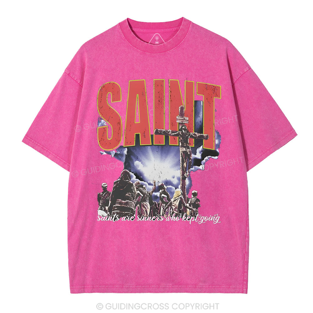 SAINT Christian Washed T-Shirt