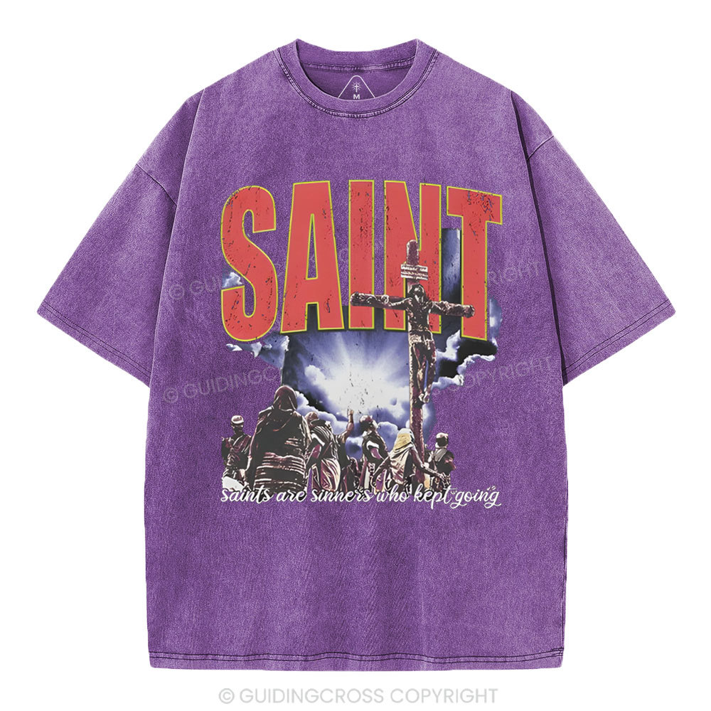 SAINT Christian Washed T-Shirt