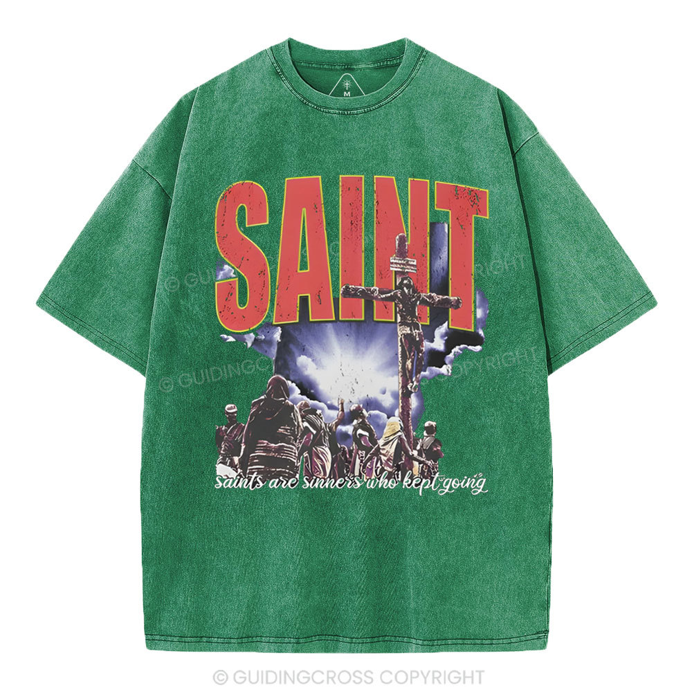 SAINT Christian Washed T-Shirt
