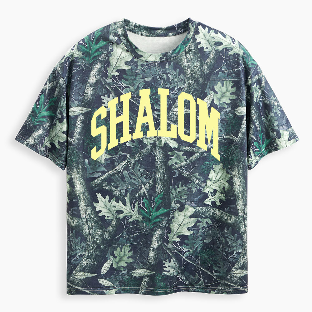 SHALOM Christian Camo T-Shirt