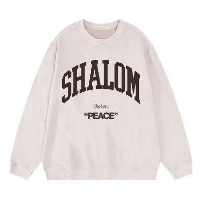 SHALOM Christian Washed Sweatshirt
