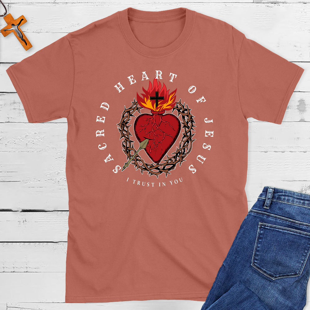 Sacred Heart Of Jesus Christian T-Shirt