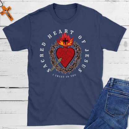 Sacred Heart Of Jesus Christian T-Shirt