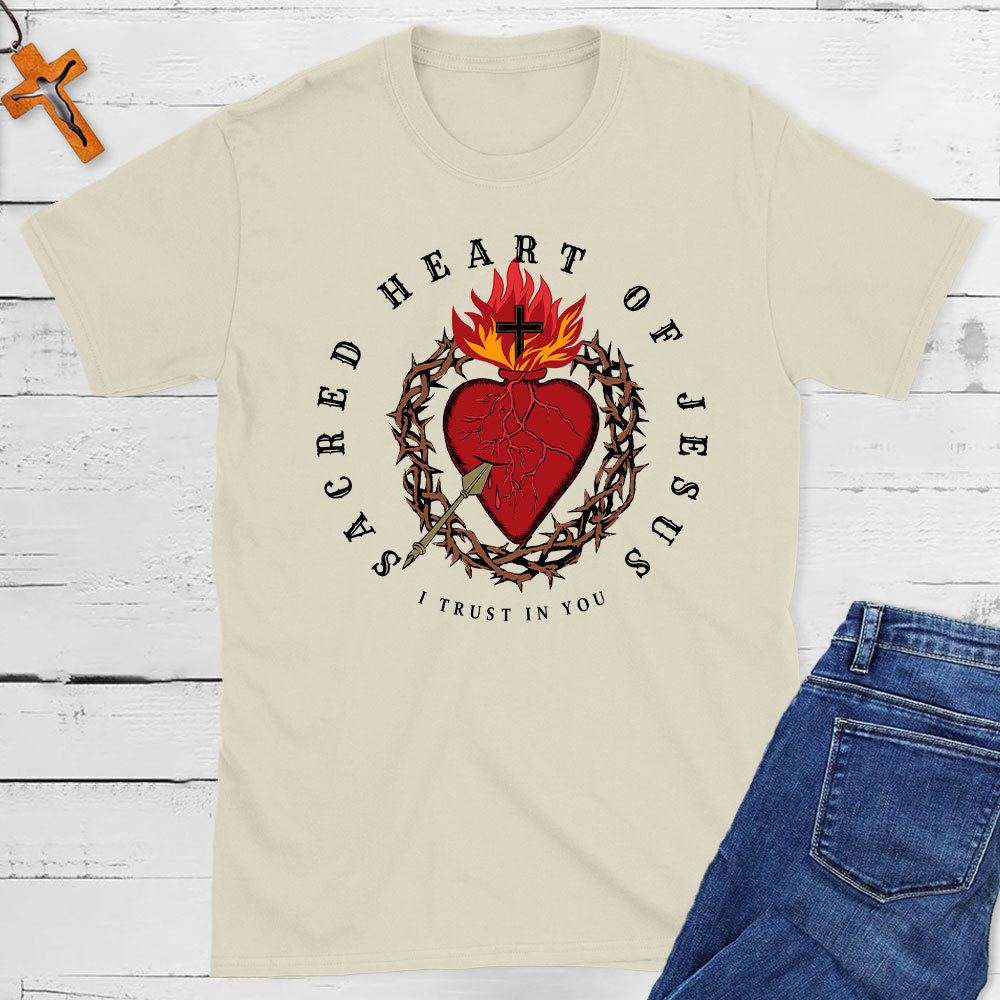 Sacred Heart Of Jesus Christian T-Shirt