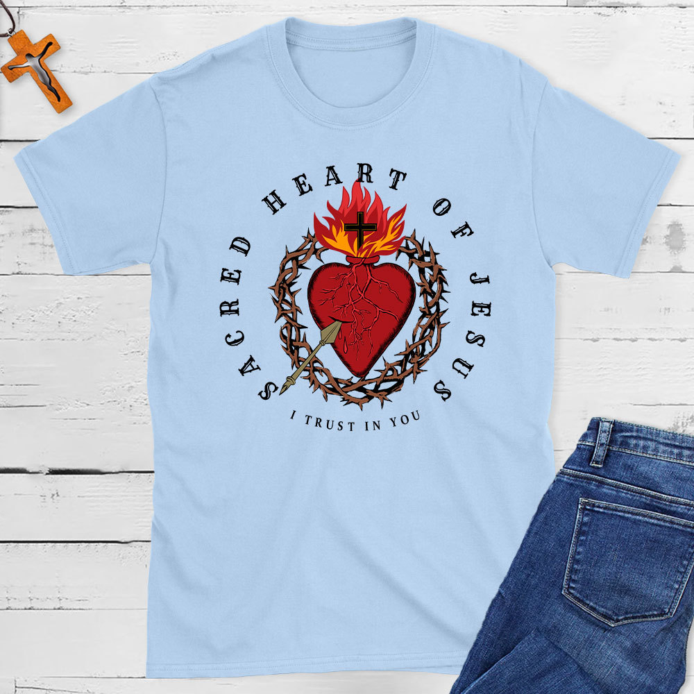 Sacred Heart Of Jesus Christian T-Shirt