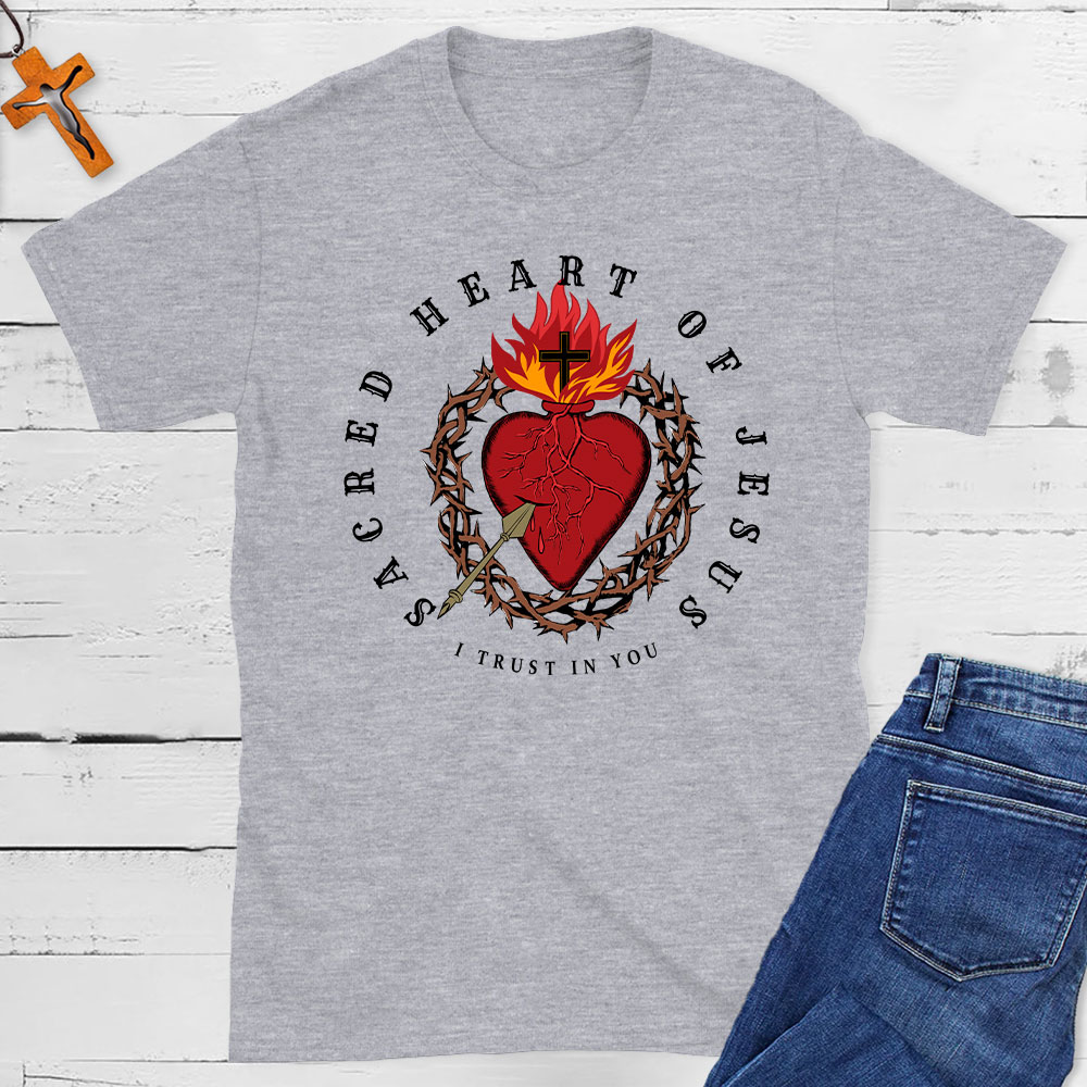 Sacred Heart Of Jesus Christian T-Shirt
