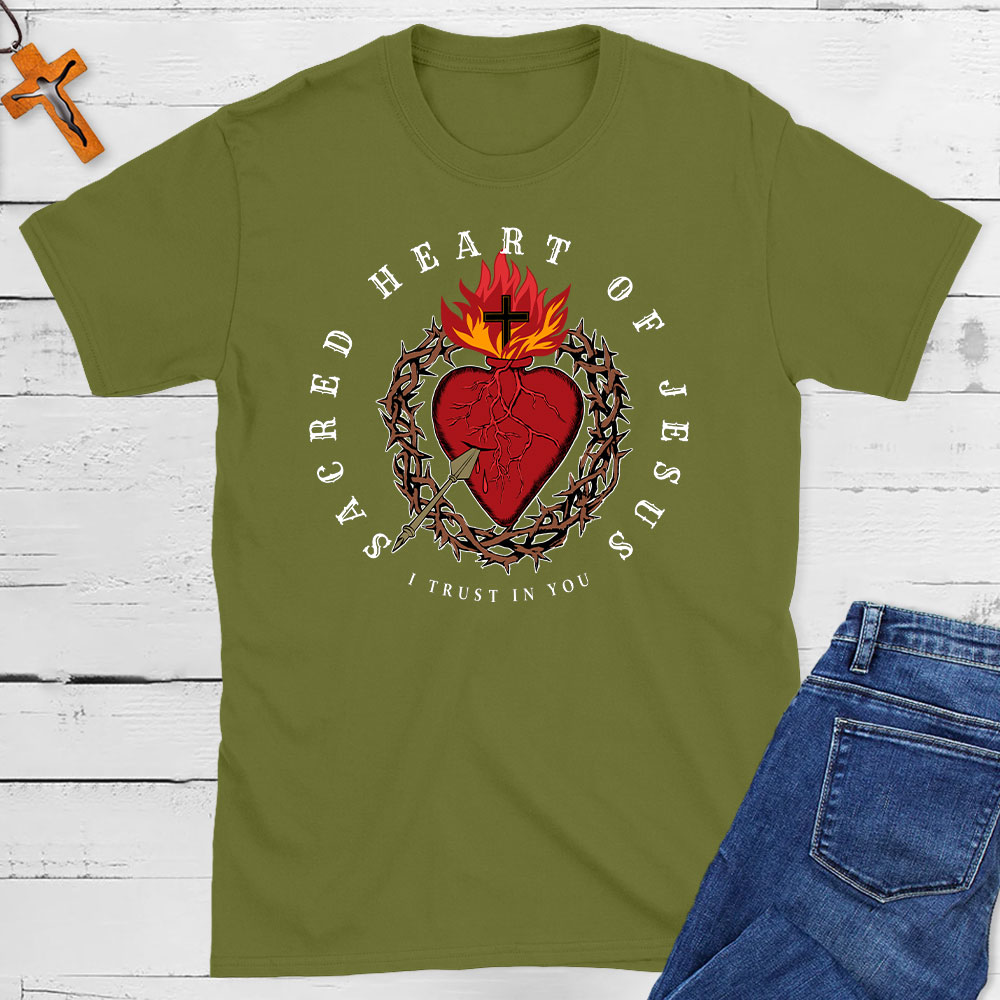 Sacred Heart Of Jesus Christian T-Shirt
