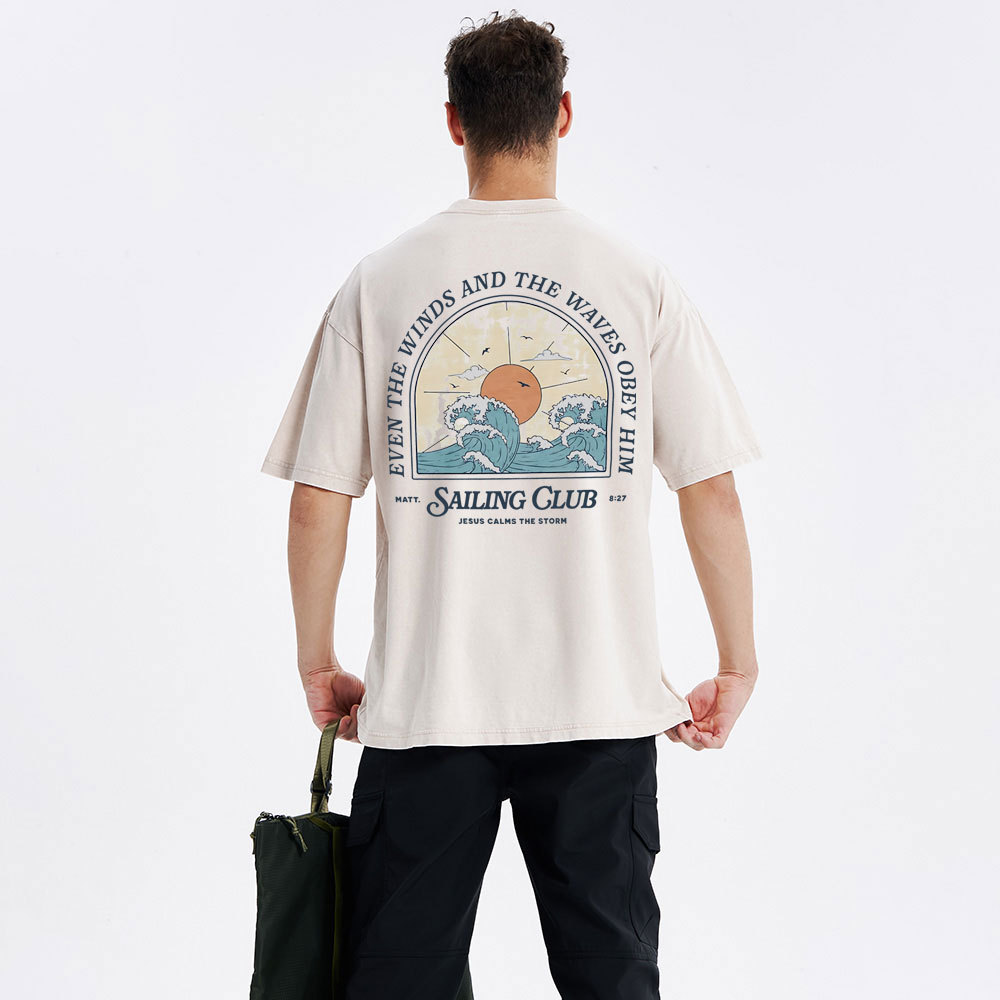 Sailing Club Christian Washed T-Shirt