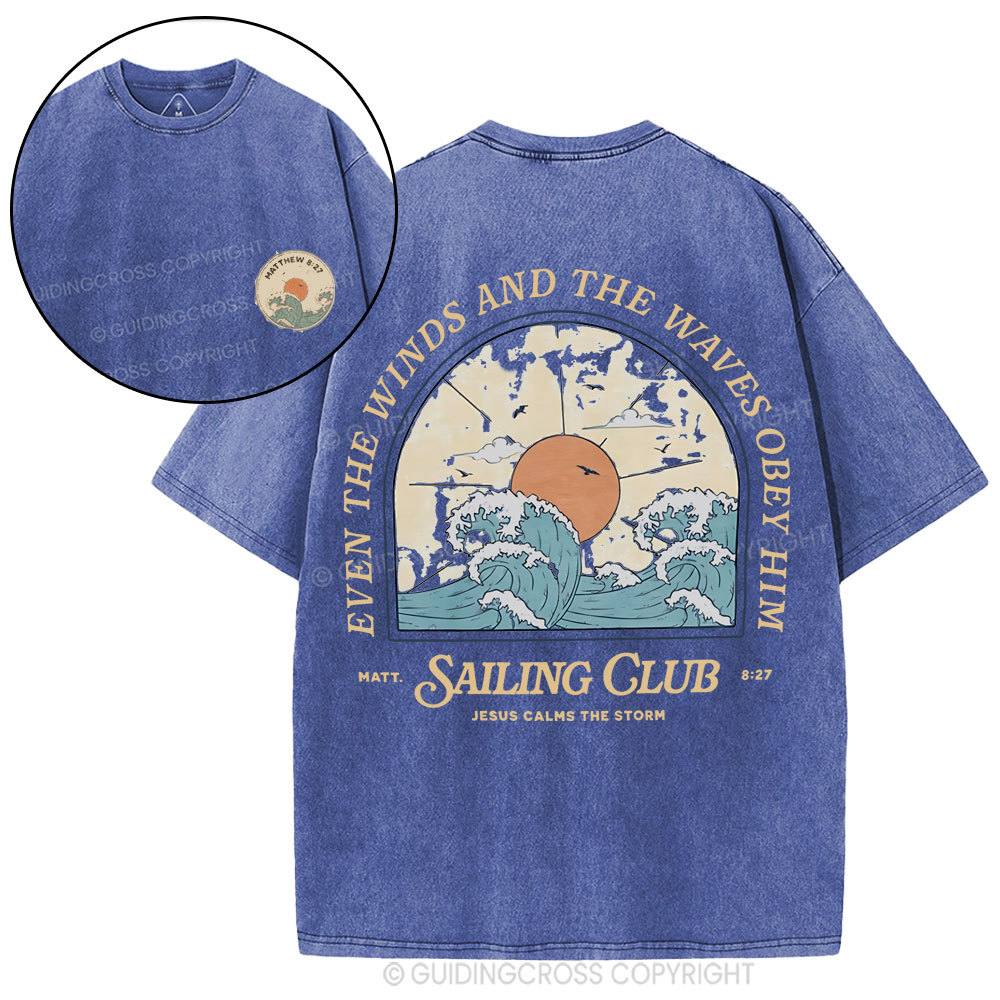 Sailing Club Christian Washed T-Shirt