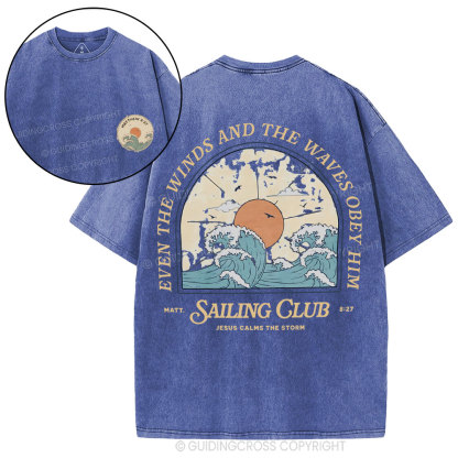 Sailing Club Christian Washed T-Shirt
