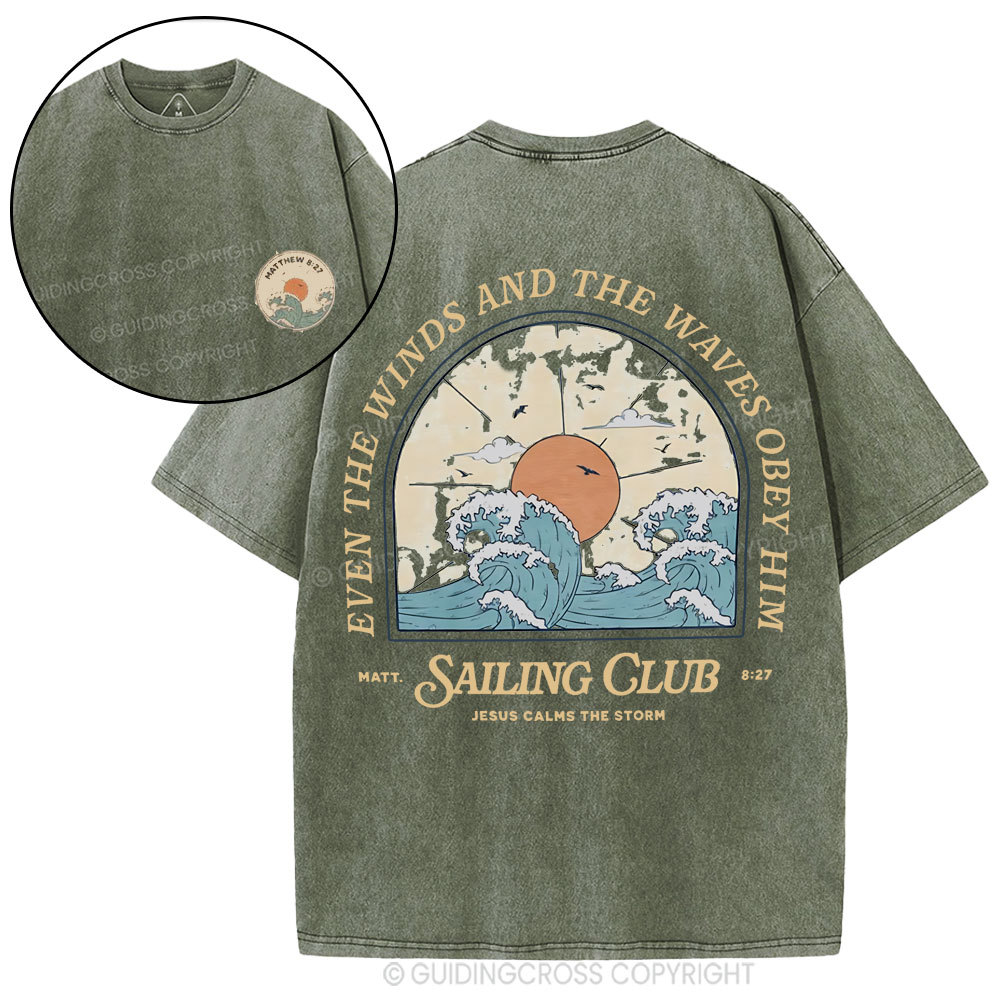 Sailing Club Christian Washed T-Shirt