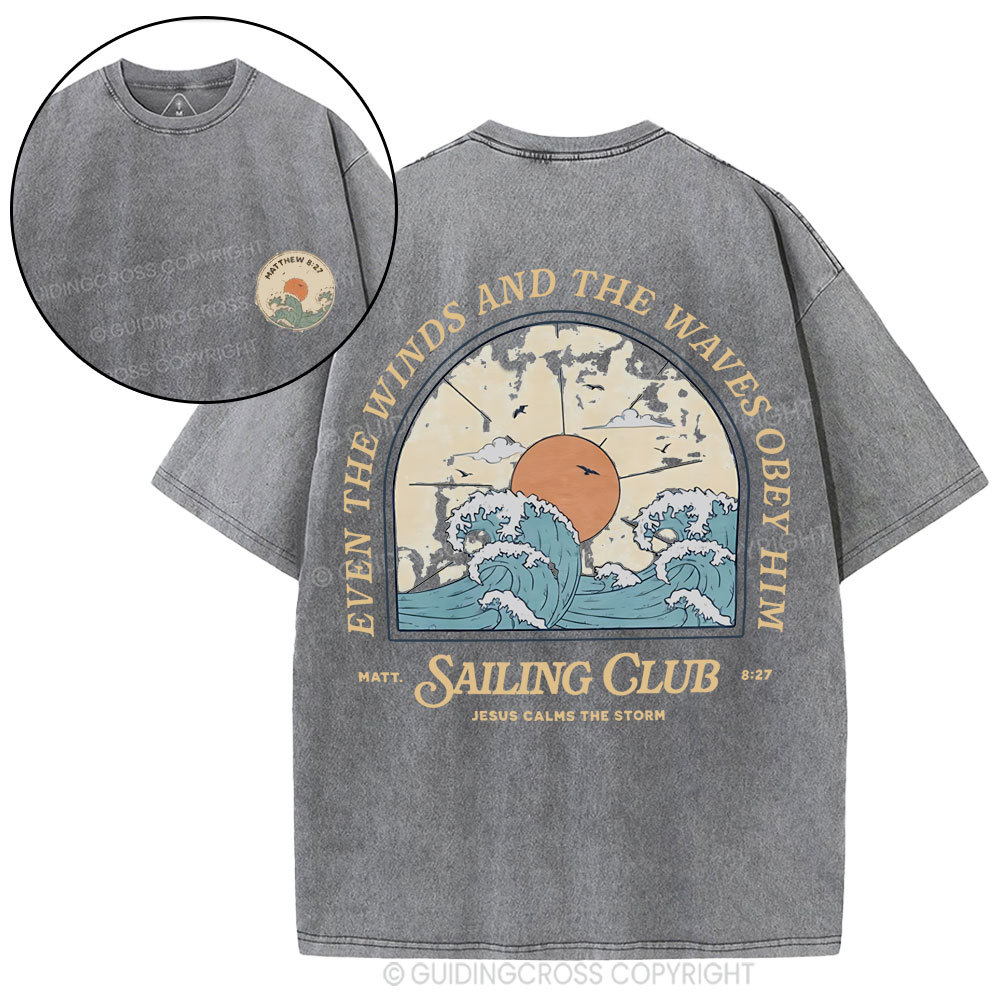 Sailing Club Christian Washed T-Shirt