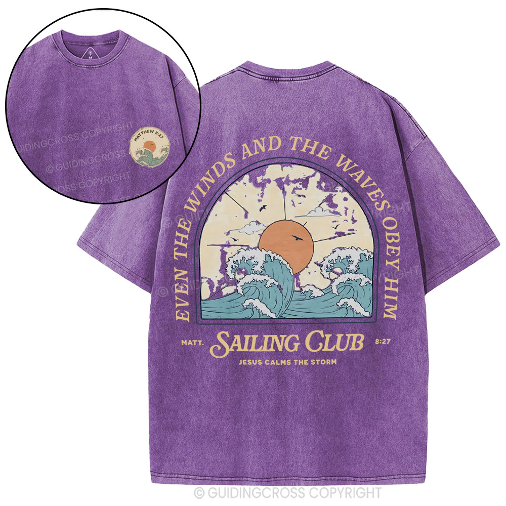 Sailing Club Christian Washed T-Shirt