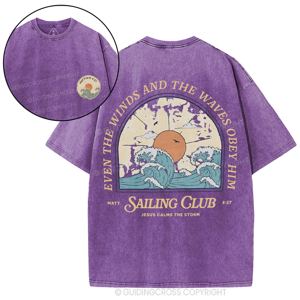 Sailing Club Christian Washed T-Shirt