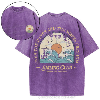 Sailing Club Christian Washed T-Shirt