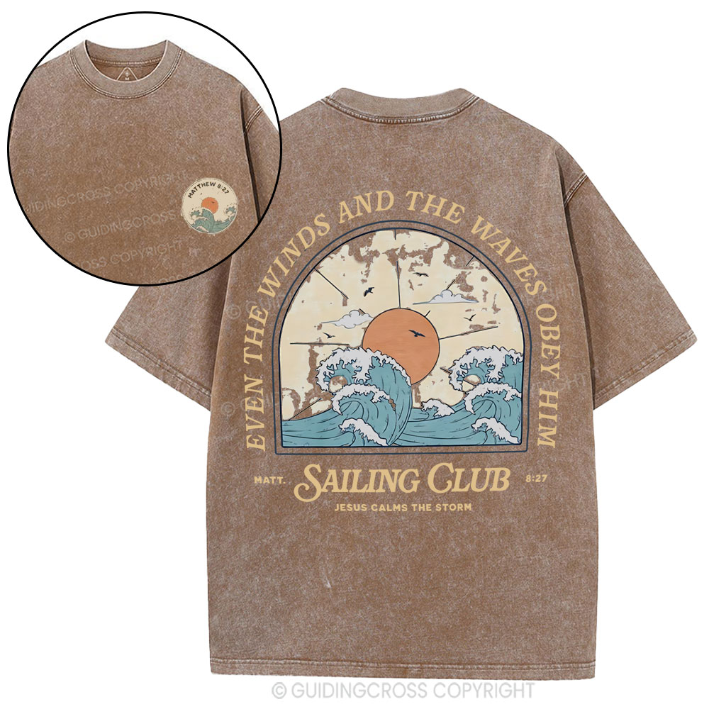 Sailing Club Christian Washed T-Shirt