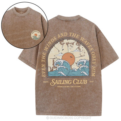 Sailing Club Christian Washed T-Shirt