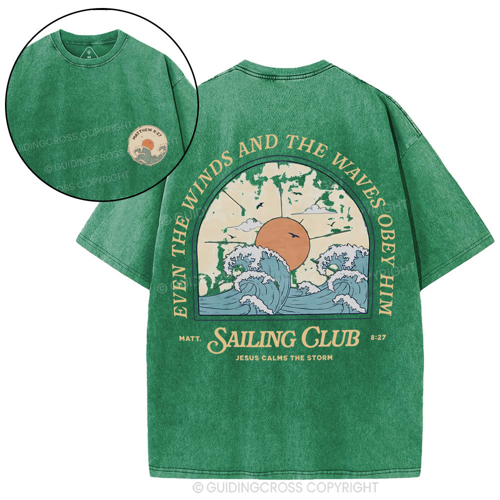 Sailing Club Christian Washed T-Shirt
