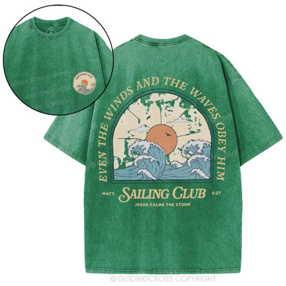 Sailing Club Christian Washed T-Shirt