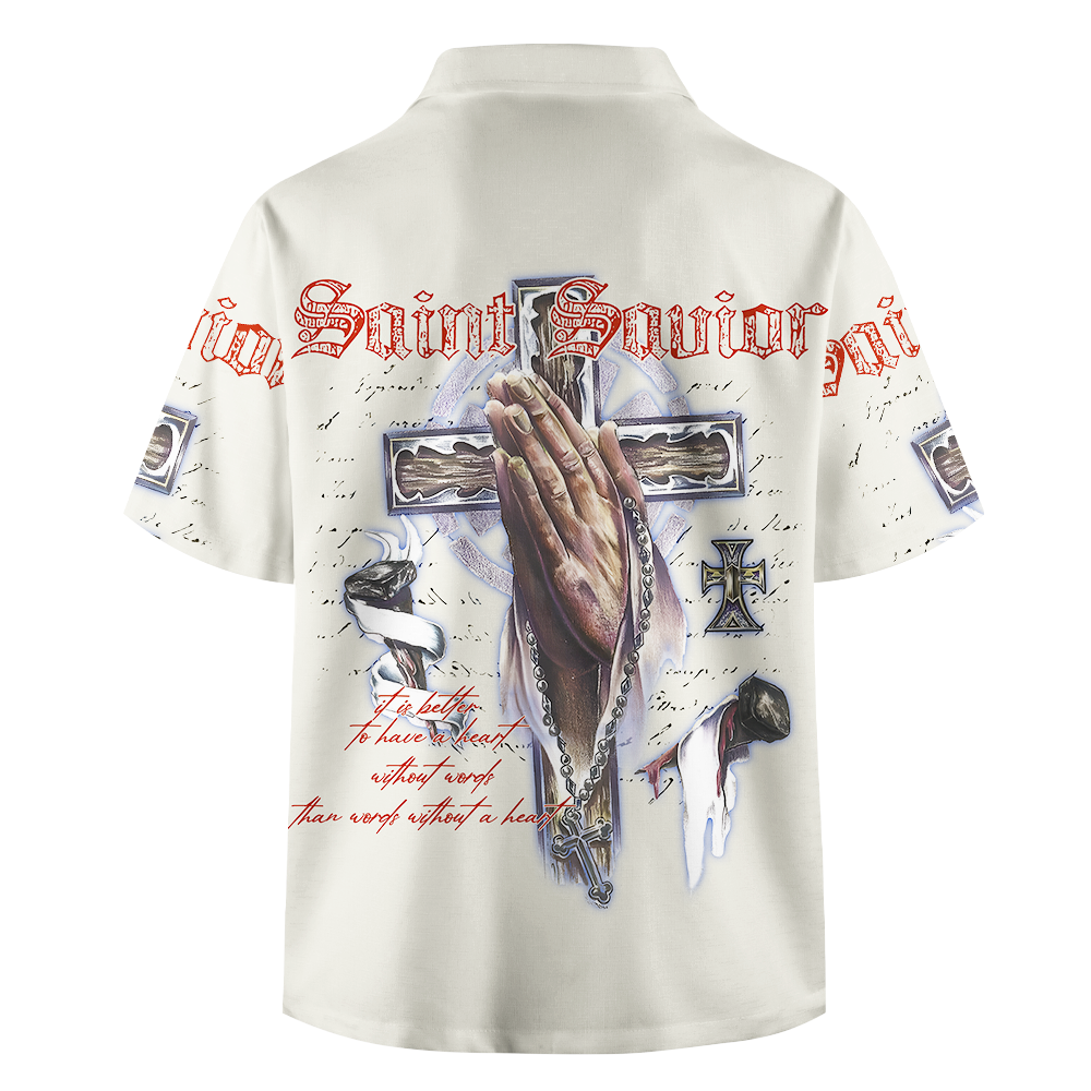 Saint Savior Christian Hawaiian Shirt 