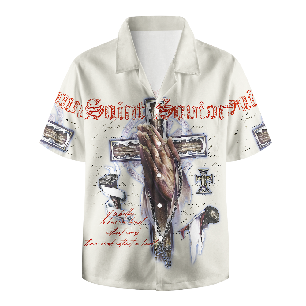 Saint Savior Christian Hawaiian Shirt 