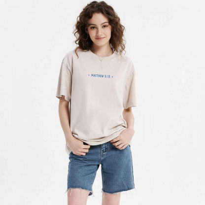 Salt And Light Christian Washed T-Shirt