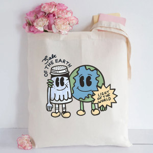 Image of Salt Of The Earth Christian Canvas Tote Bag