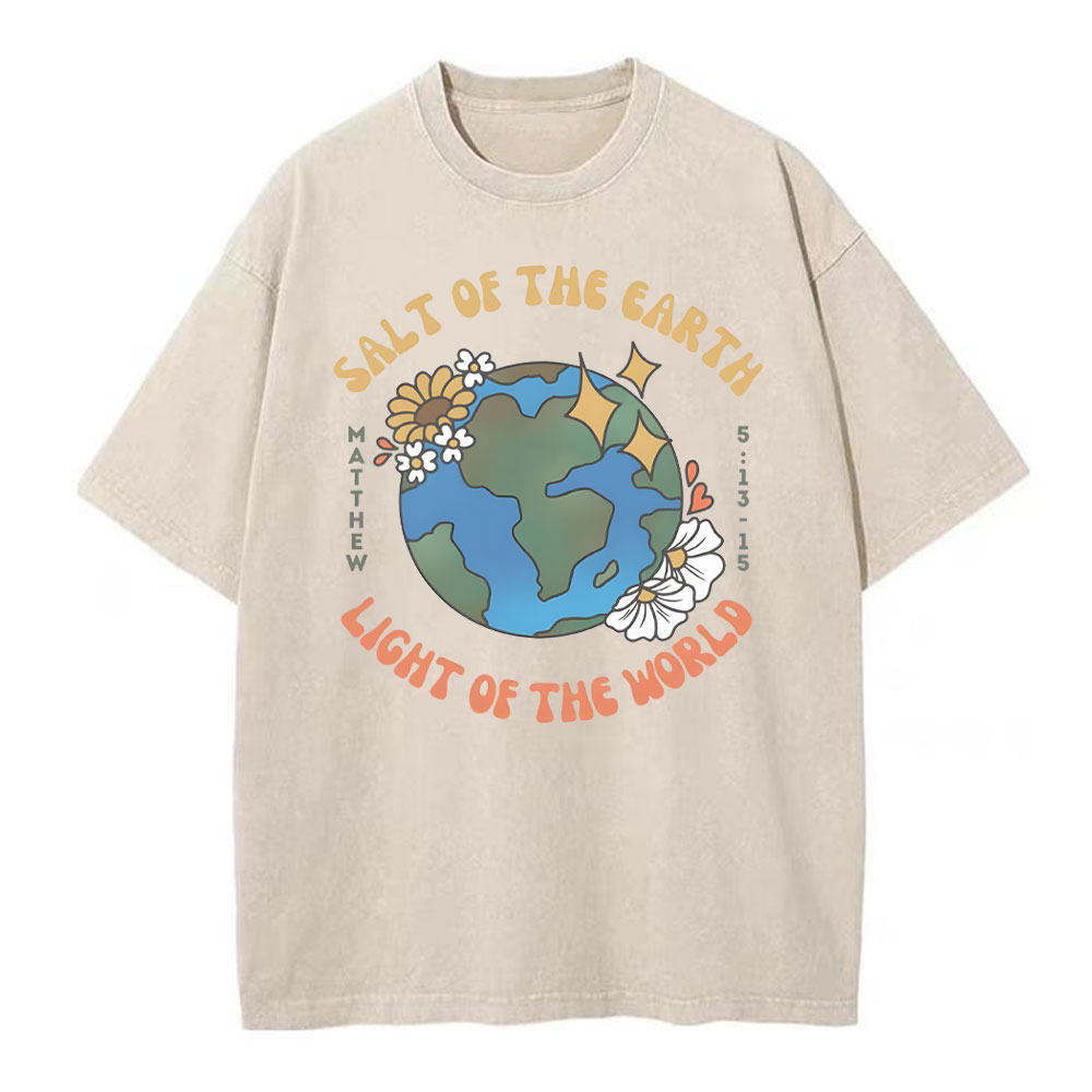 Salt Of The Earth Christian Wahsed T-Shirt